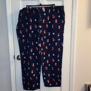 New men's 4xl disco santa pajama pants